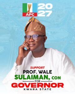 BREAKING: Kwara APC Guber Aspirant, Wale Sulaiman Unveils State-of-the-art Campaign Website