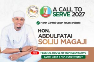 AbdulFatai Soliu Magaji Declares Intention for 2027 House of Reps, bid for Ilorin West and Asa Constituency